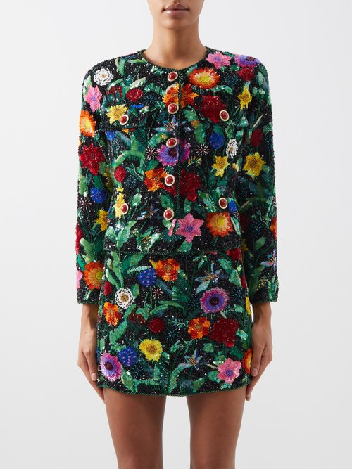 Ashish Floral-sequinned Jacket