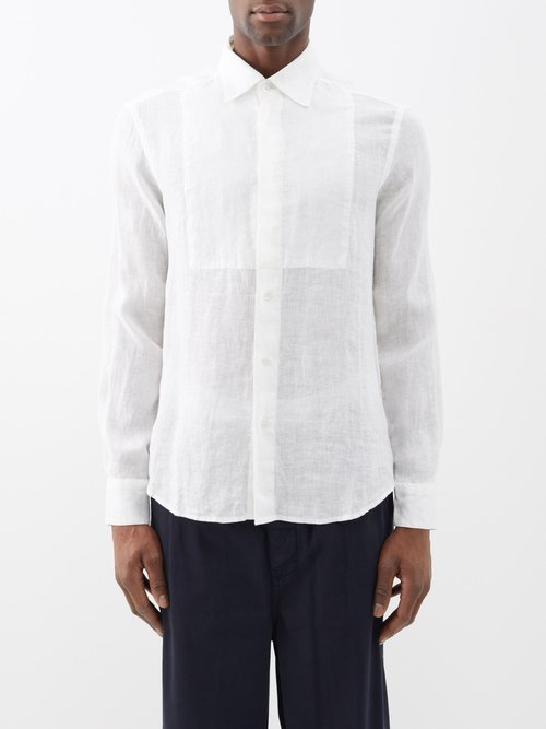 Barena Venezia - Camicia Modista Linen Shirt - Mens - White