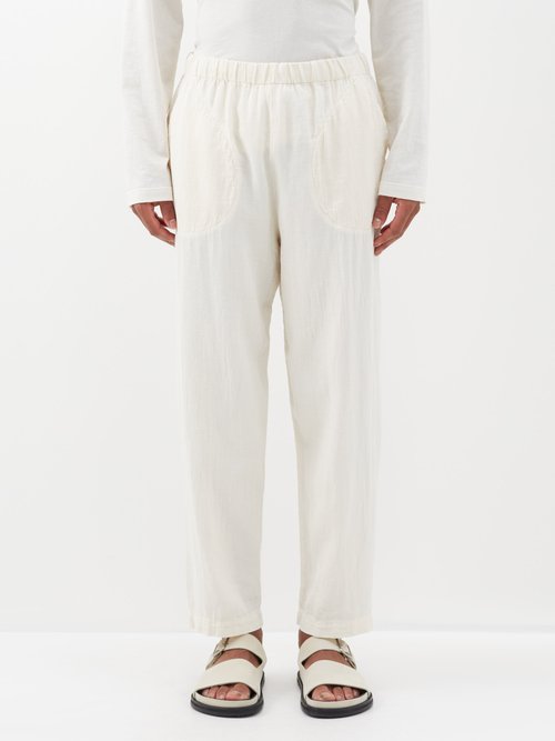 Barena Venezia - Cotton-blend Straight-leg Trousers - Mens - Cream