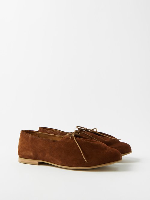 Jacques Solovière Matt Fringed Suede Loafers | Smart Closet