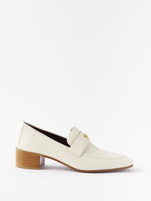 Bougeotte - Flâneur 35 Leather Loafers - Womens - White