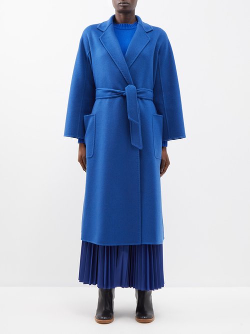 Max Mara Ludmilla Coat In Bluette