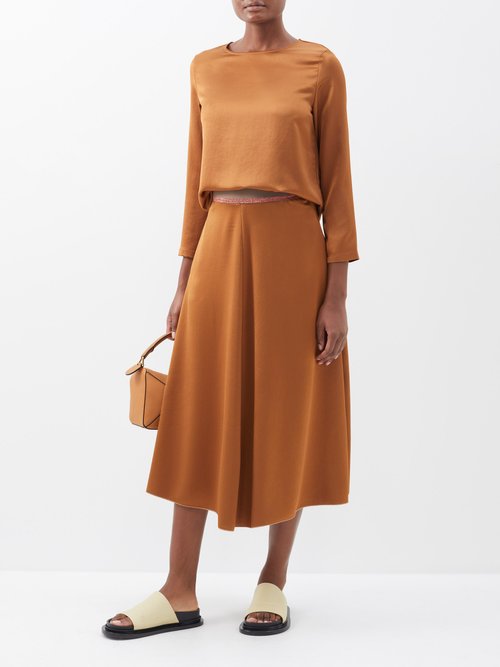 Weekend Max Mara Quilted A-Line Jersey Mini Skirt