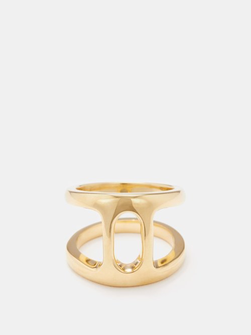 Hoorsenbuhs Dame Phantom Ii 18kt Gold Ring In Yellow Gold