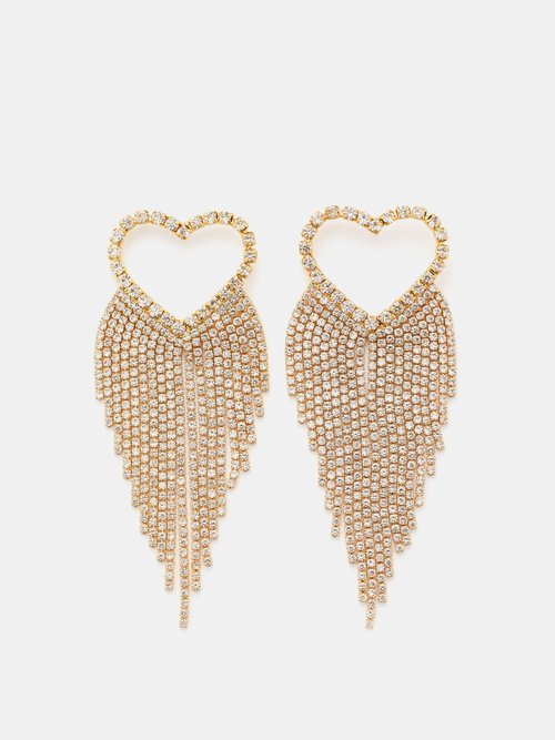 Crystal Haze Sweetheart Crystal 18kt Gold-plated Earrings