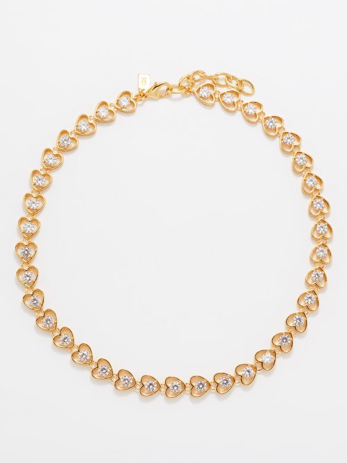 Crystal Haze Sweetheart Crystal & 18kt Gold-plated Necklace