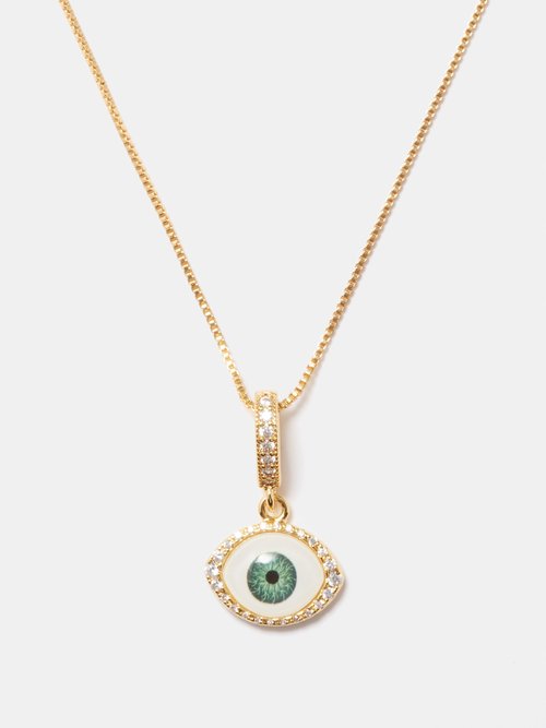 Crystal Haze Fortuna Crystal & 18kt Gold-plated Necklace