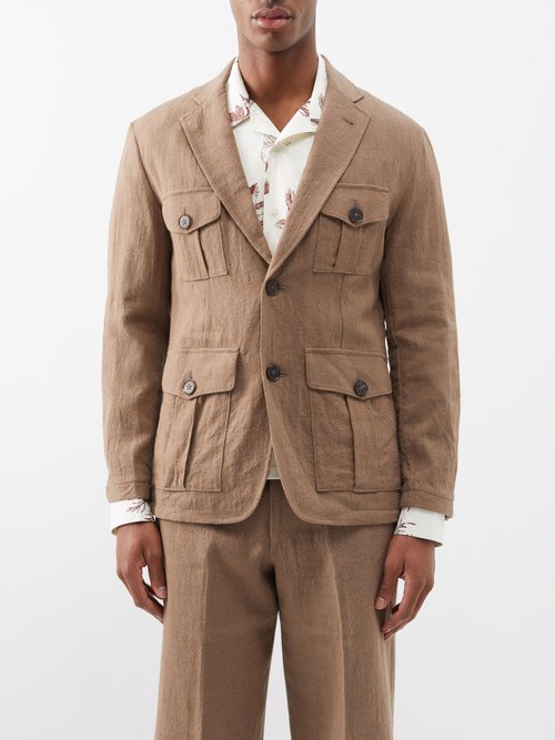 Sasquatchfabrix. Faux-suede Knitted Zip-up Jacket | Smart Closet