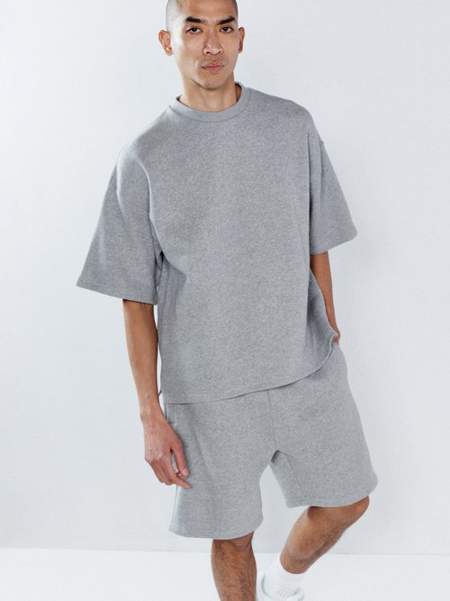 Raey - Organic Cotton Jersey Sweatshirt Tee - Mens - Grey Multi