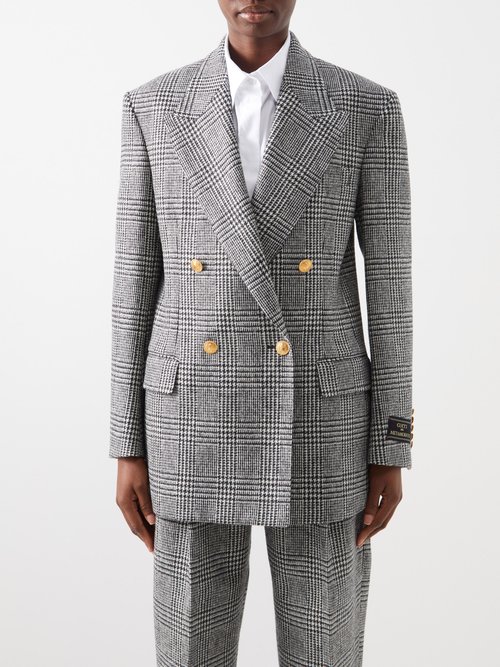 GG-jacquard single-breasted cotton blazer, Gucci, MATCHESFASHION.COM