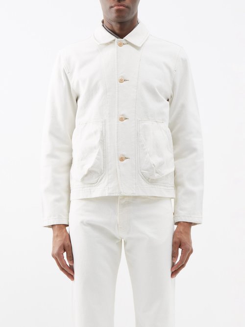 Folk - Prism Cotton-canvas Overshirt - Mens - Ecru