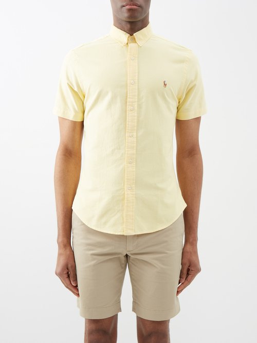 Slim-Fit Cotton Oxford Shirt
