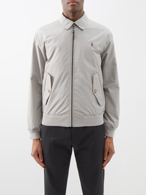 Polo Ralph Lauren - Recycled-polyester Harrington Jacket - Mens - Grey