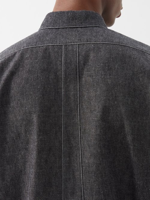 Homme Flap-pocket Le17septembre Smart Closet Shirt | Denim