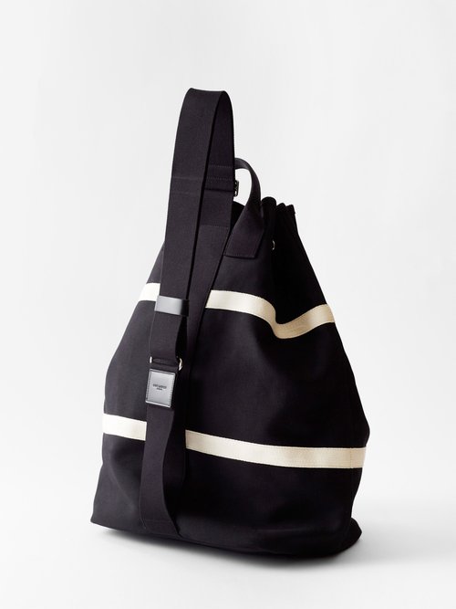 Cloth crossbody bag Saint Laurent Black in Cloth - 34644822