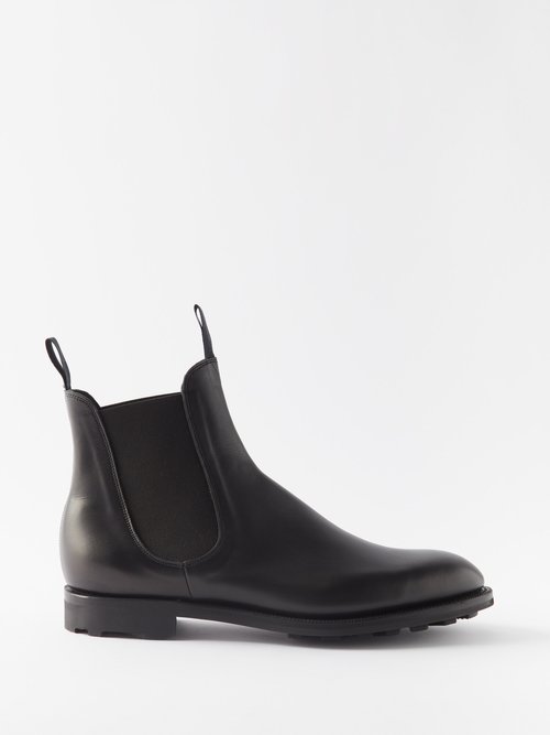 Edward Green Newmarket Leather Chelsea Boots