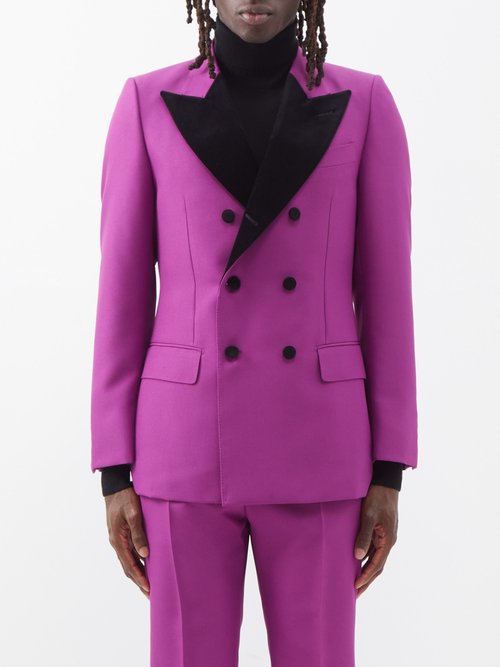 Gucci Pink Double-Breasted Blazer for Women