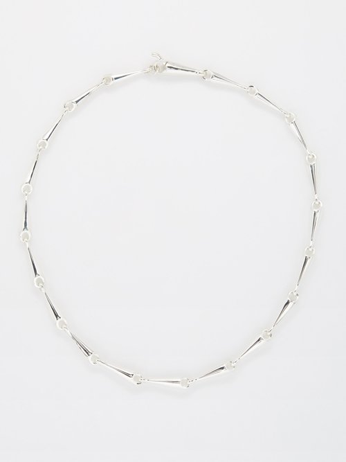 Annika Inez Linked Large Sterling-silver Necklace