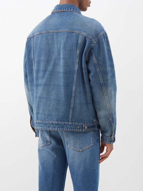 GG Reversible Denim Jacket in Blue - Gucci