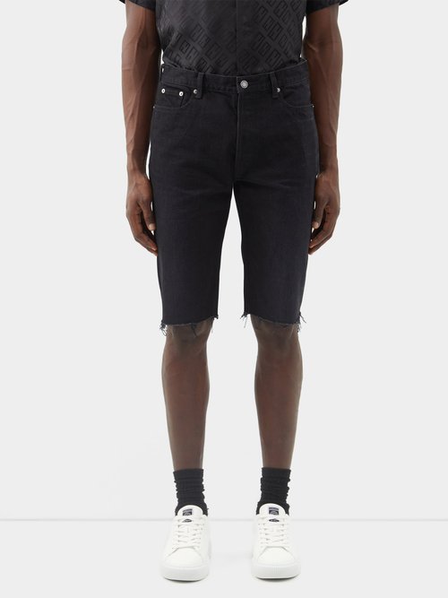 Buy Ralph Lauren Straight-leg Frayed Denim Shorts Uk/us 36
