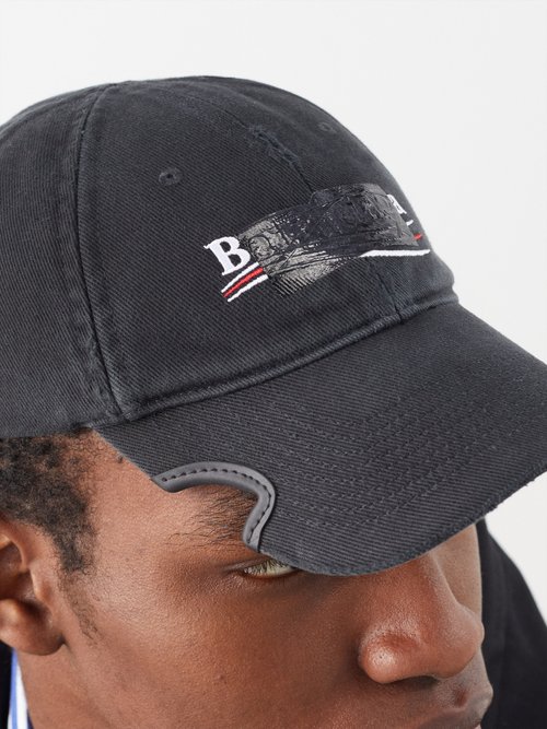 Balenciaga gaffer-tape Cut Cap - Farfetch