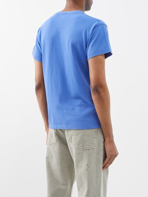 ERL Blue Jacquard Denim Shirt - 1 Light Blue
