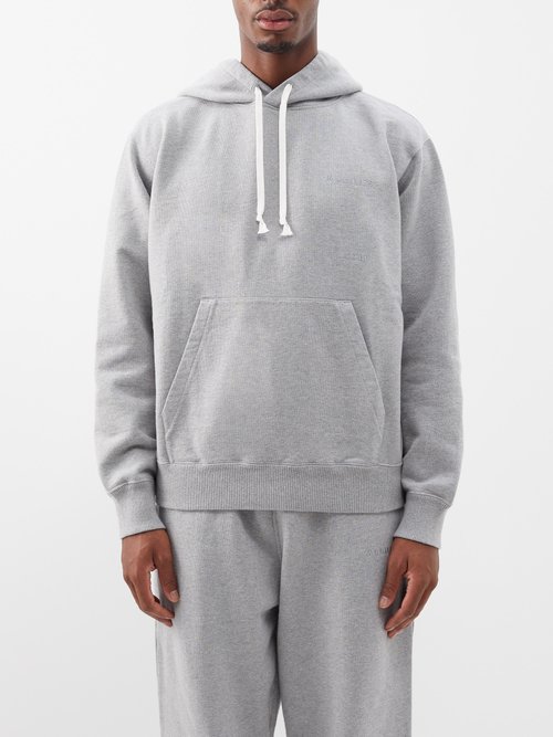 CDLP - Organic And Recycled Cotton-blend Hoodie - Mens - Grey