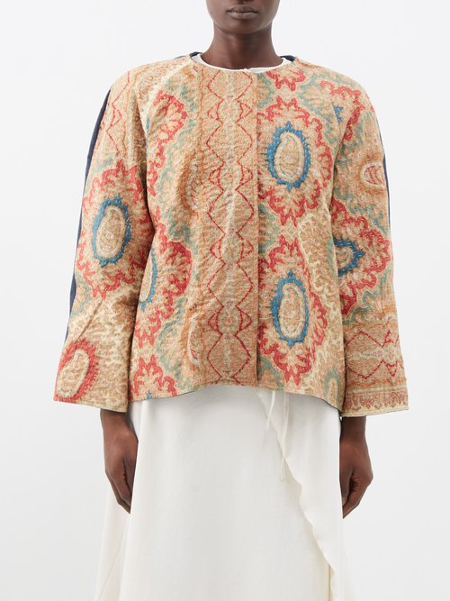 By Walid Ilana 19th-century Provençal Cotton Jacket In Beige Multi