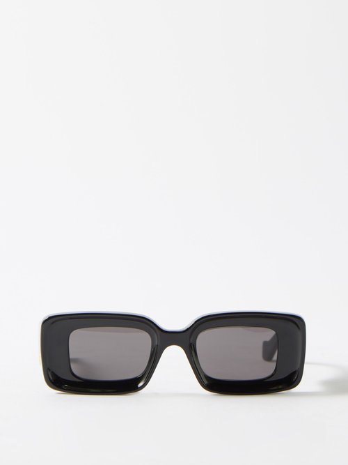 LOEWE Eyewear Rectangular Logo-anagram Acetate Sunglasses