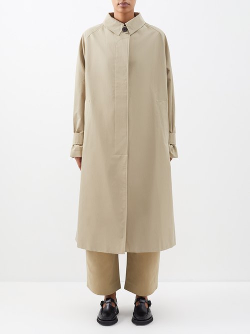 Studio Nicholson - Holin Cotton-blend Mac Coat - Womens - Camel