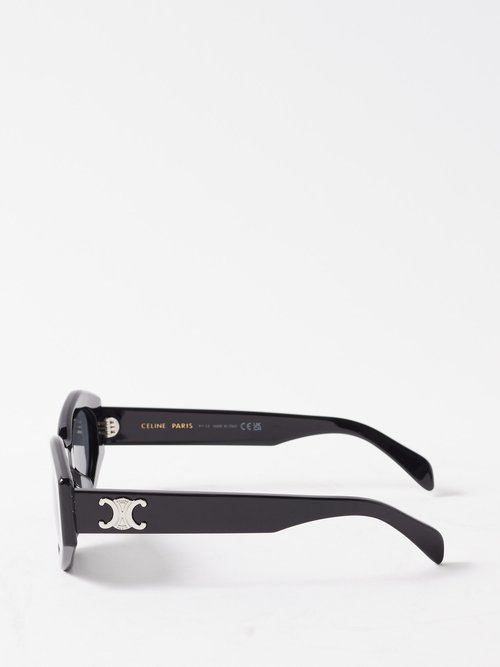 Celine Triomphe Logo Acetate Cat-Eye Sunglasses $510.00