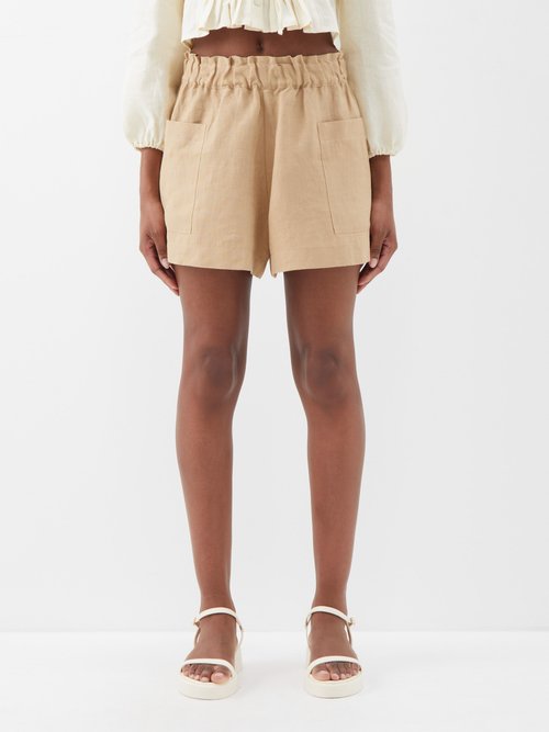 Casa Raki Emilia Organic-linen Shorts