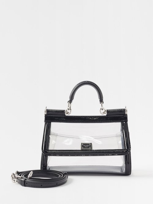 Sicily mini bag in Dauphine leather in Silver
