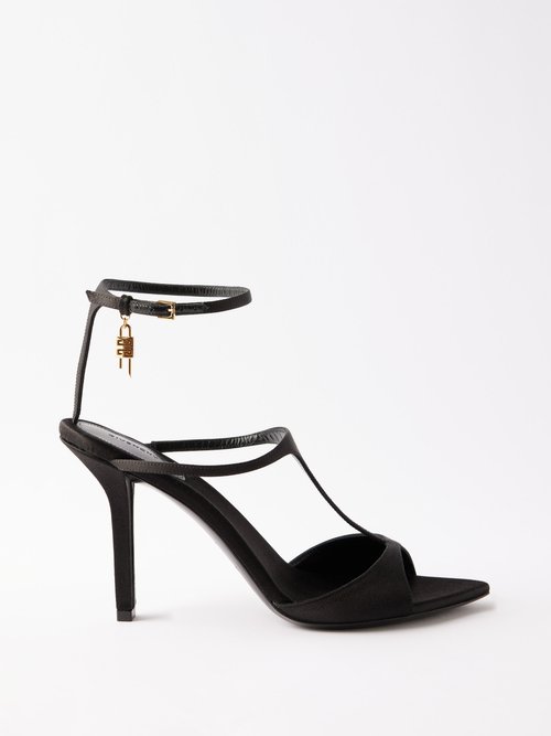 Givenchy G Lock Sandals In Black