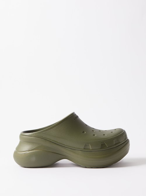 Balenciaga X Crocs Rubber Slides | Smart Closet