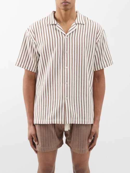Marrakshi Life Striped Cotton Shirt