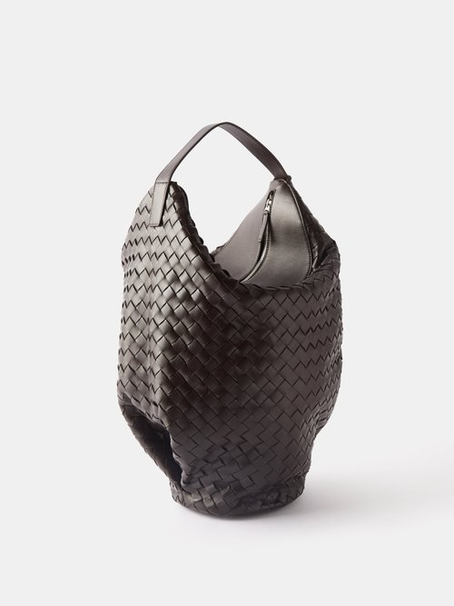 Bottega Veneta Intrecciato Leather Hobo Bag on SALE