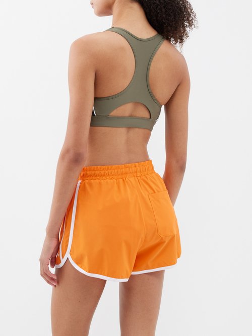 The Upside Georgia Sports Bra In Khaki