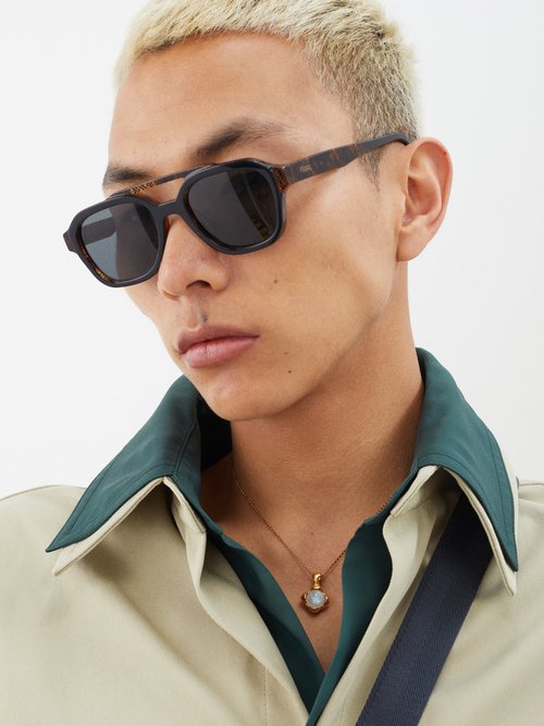 Fendi FF Logo Aviator Sunglasses Release