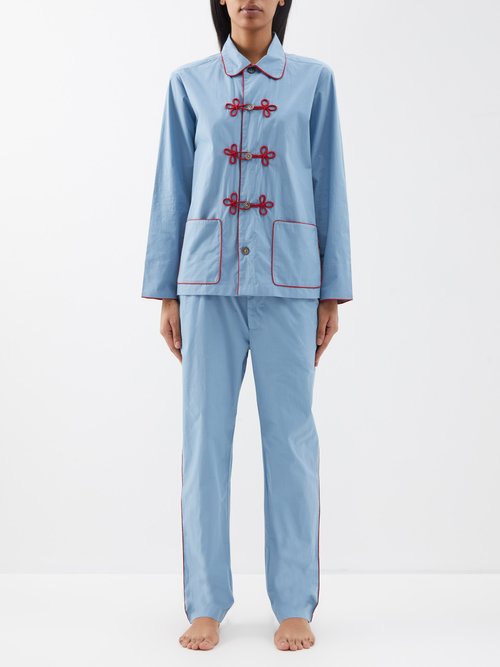 Cotton Poplin Pyjama Set
