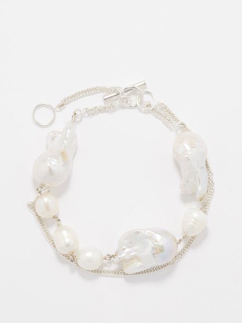 Jil Sander - Baroque Pearl Bracelet - Womens - Pearl