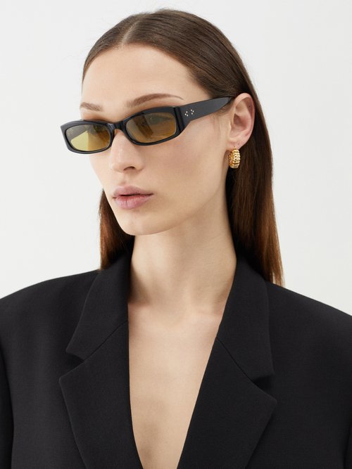 Port Tanger Leila Rectangular-frame Acetate Sunglasses | Smart Closet