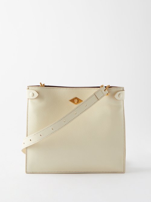 Métier – Stowaway Leather Cross-body Bag – Womens – White