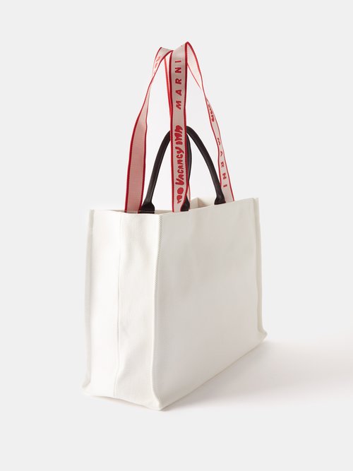 X No Vacancy Inn Bey canvas tote bag | Marni