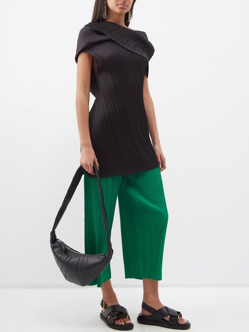 Issey Miyake Intangible Pleats Technical-pleated Jersey Top In