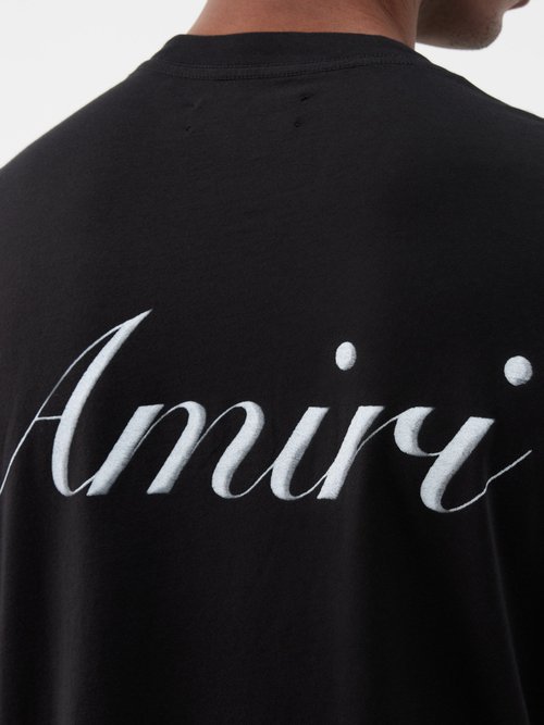 Amiri Falling Records Silk Shirt
