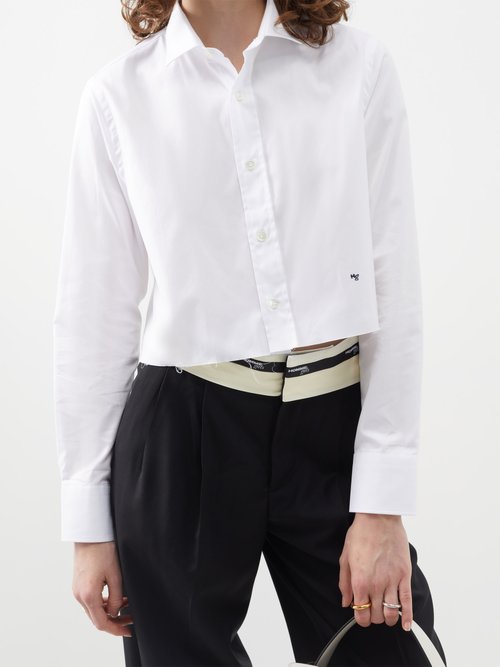 Original Men's White Cropped Shirt – HOMMEGIRLS