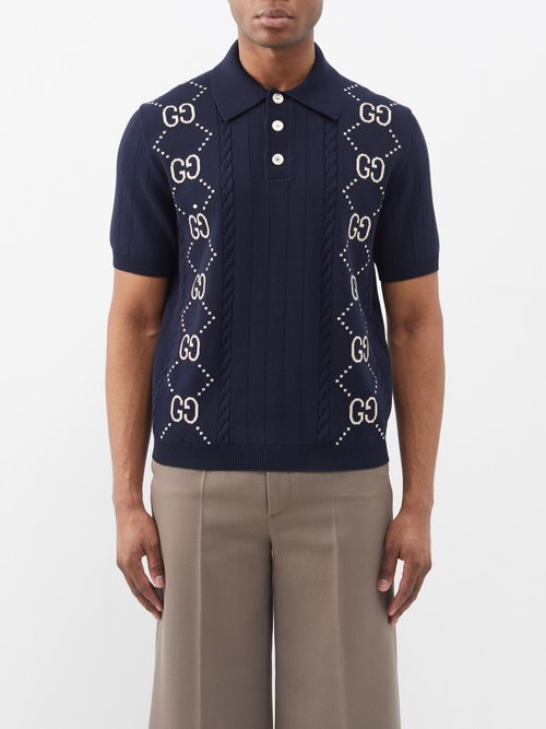 Gg cotton polo shirt - Gucci - Men