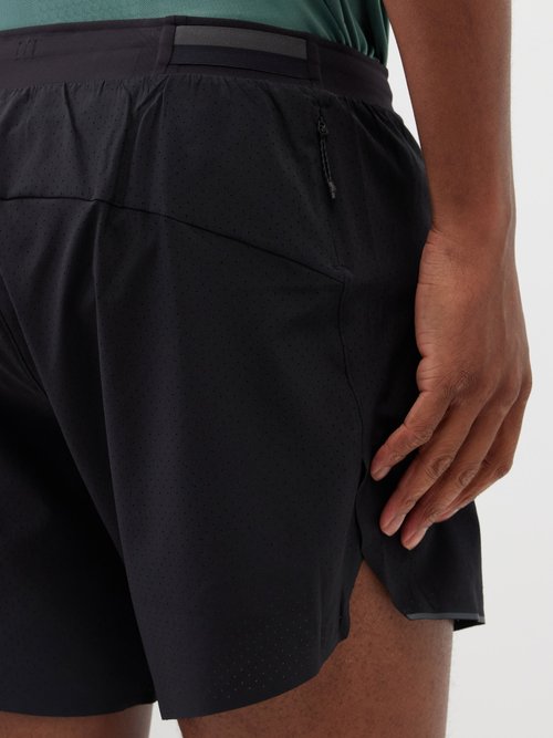 Black Fast and Free recycled fibre-blend shorts, Lululemon