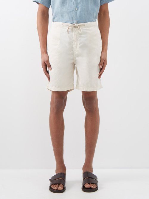 Hartford Drawstring-waist Cotton Shorts
